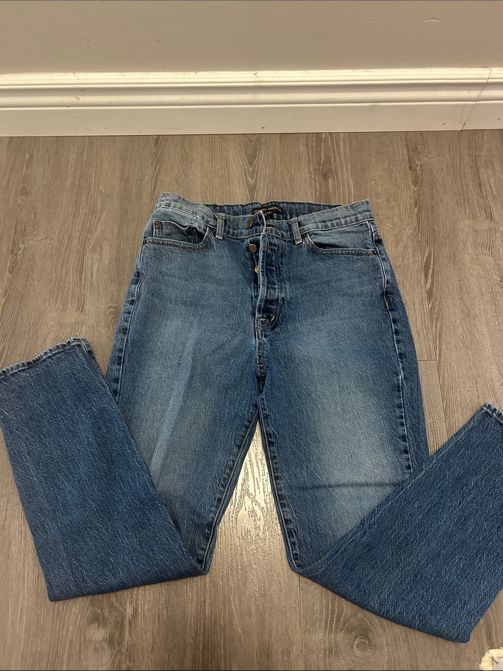 Women’s Straight-Leg Jeans in Blue Denim